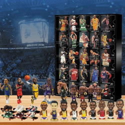 Adventný kalendár Basketbalisti Figúrky 24 ks
