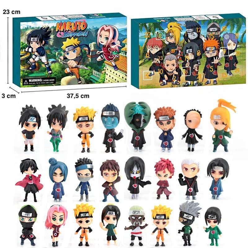 Adventní kalendář Naruto Shippuden Figurky 24 ks
