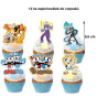 Set narozeninová dekorace Cuphead a Mugman
