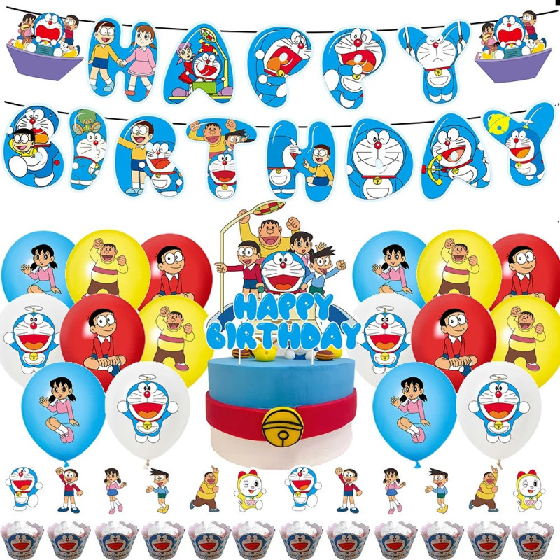 Set narozeninová dekorace Doraemon