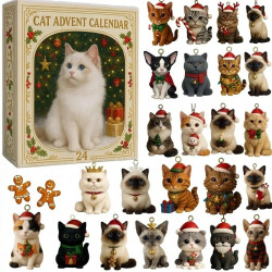 Adventní kalendář Kočičky 24 ks figurek