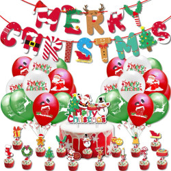 Set vianočné dekorácie Merry Christmas