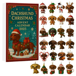 Adventný kalendár Jazvečíci | Dachshund 24 ks