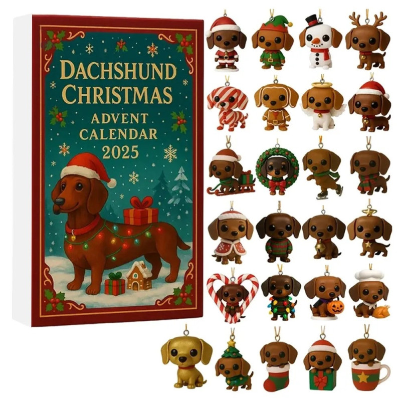 Adventný kalendár Jazvečíci | Dachshund 24 ks