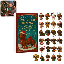 Adventný kalendár Jazvečíci | Dachshund 24 ks