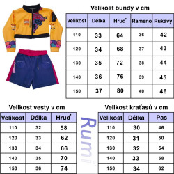 Dětský kostým Mira, Rumi a Zoey 110 - 150