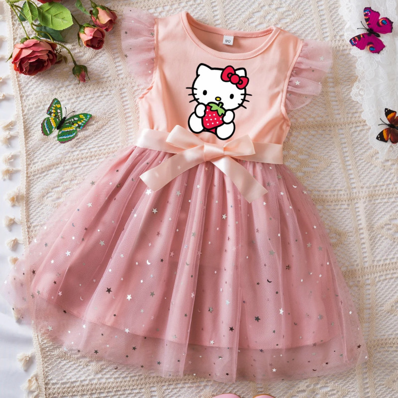 Dětské dívčí šaty Hello Kitty 100 - 130