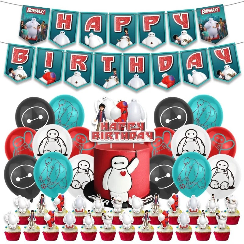 Set narozeninová dekorace Baymax | Velká šestka