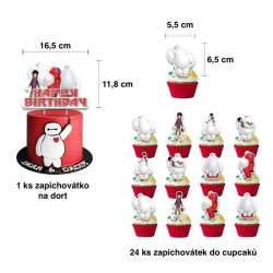 Set narodeninová dekorácia Baymax | Veľká šestka