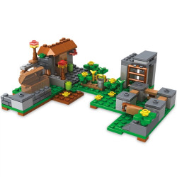 Stavebnice Zahrada se zvířaty MINECRAFT 233 ks