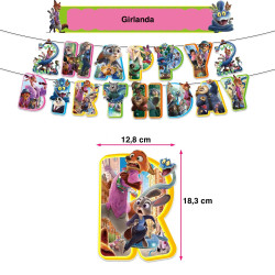 Set narodeninová dekorácia Zootropolis