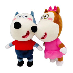 Plyšák Wolfoo a Lucy 30 cm