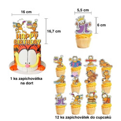 Set narodeninová dekorácia Garfield