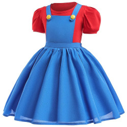 Detské dievčenské šaty Super Mario 100 - 140