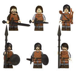 Figurky váleční bojovníci k LEGO 6 ks