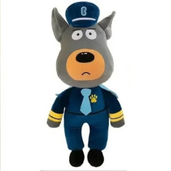 Plyšák Sheriff Labrador a Officer Doberman 30 cm