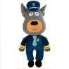 Plyšák Sheriff Labrador a Officer Doberman 30 cm