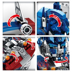 Stavebnice Optimus Prime Transformers na podstavci k LEGO