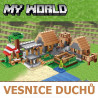 Stavebnice Vesnice duchů MINECRAFT k LEGO 838 ks