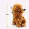 Plyšák huňatá Highland kravička 25 cm