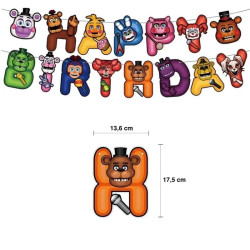 Set narodeninová dekorácia FNAF | Päť nocí u Freddyho