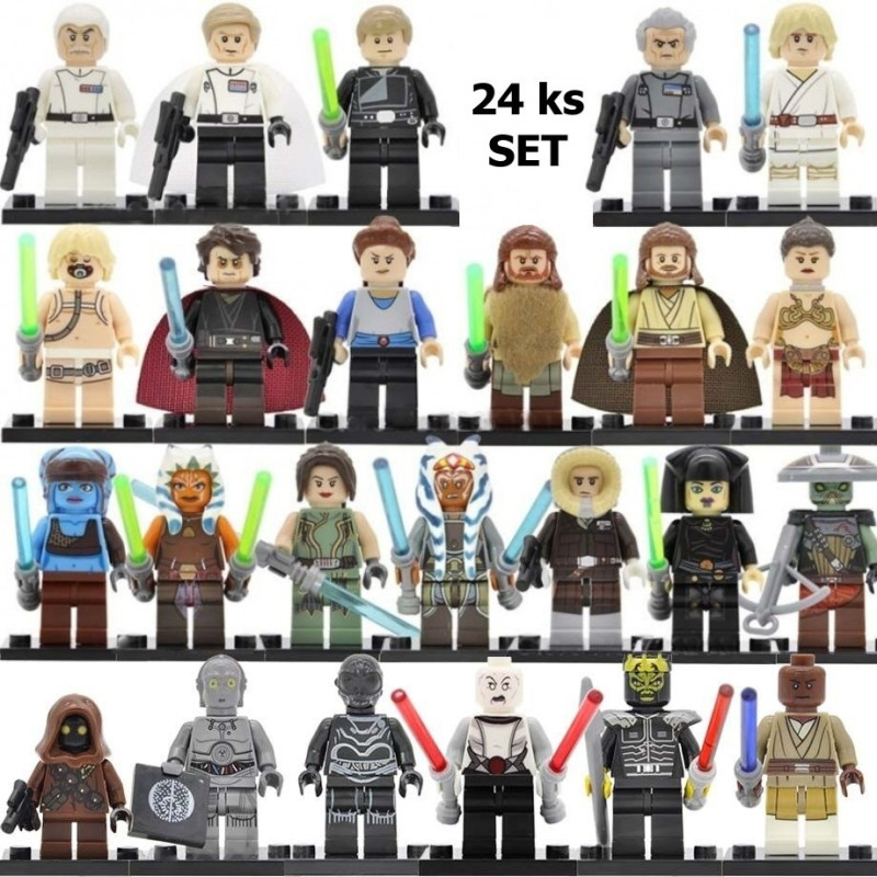 SET Figurky k LEGO STAR WARS 24 ks