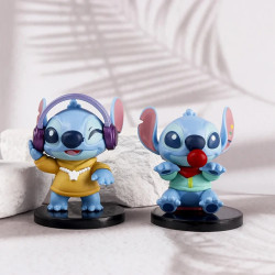 Figurky Stitch s podstavcem 6 ks