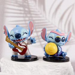 Figúrky Stitch s podstavcom 6 ks