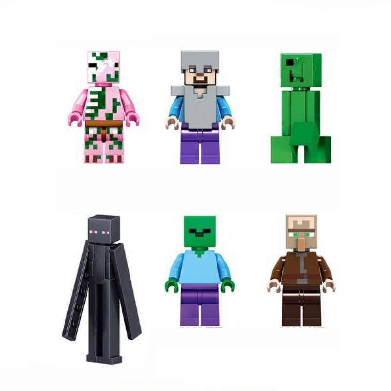 Figurky MINECRAFT 6 ks