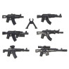 Set zbraní AK47 k LEGO 6 ks II