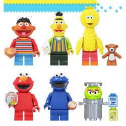 Figurky Sezamová ulice 6 ks k LEGO