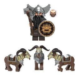 Figurka Trpoš a bitevní kozel k LEGO | Pán Prstenů