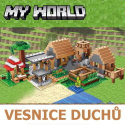 Stavebnice Vesnice duchů MINECRAFT k LEGO 838 ks