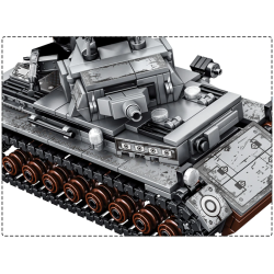 Stavebnice Německý TANK k LEGO 596 ks