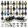 Figurky vojáků a lodě k LEGO 54 ks