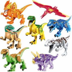 Figúrky Jurský Svet Dinosaury k LEGO 16 ks
