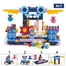 Stavebnica Huggy Wuggy Poppy Playtime 4v1 k LEGO