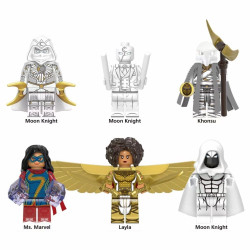 Figúrky Moon Knight a Ms Marvel 6 ks