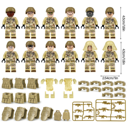 Figúrky púštne vojaci k LEGO 8 ks