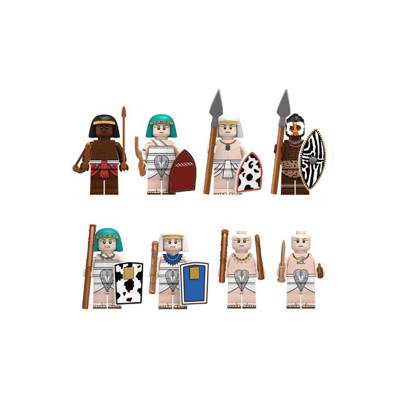 Figurky Egyptský válečníci 8 ks