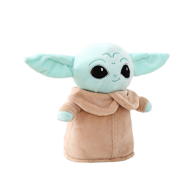 Disney Star Wars Yoda Plyšová hračka Grogu Mandalorian Figúrka Yoda Baby Model Bábiky Plnená kreslená hračka Yoda Vankúš vianočn