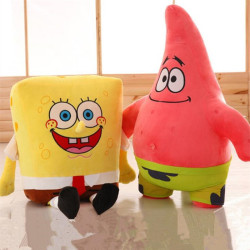 Plyšák Spongebob a Patrik 75 cm