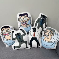 Polštář Skibidi Toalet 45 cm