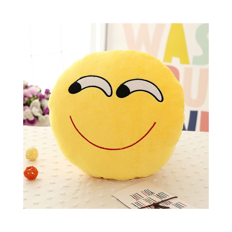 Plyšové polštáře emotikonů 32 cm