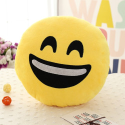 Plyšové polštáře emotikonů 32 cm