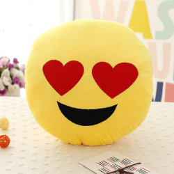 Plyšové polštáře emotikonů 32 cm