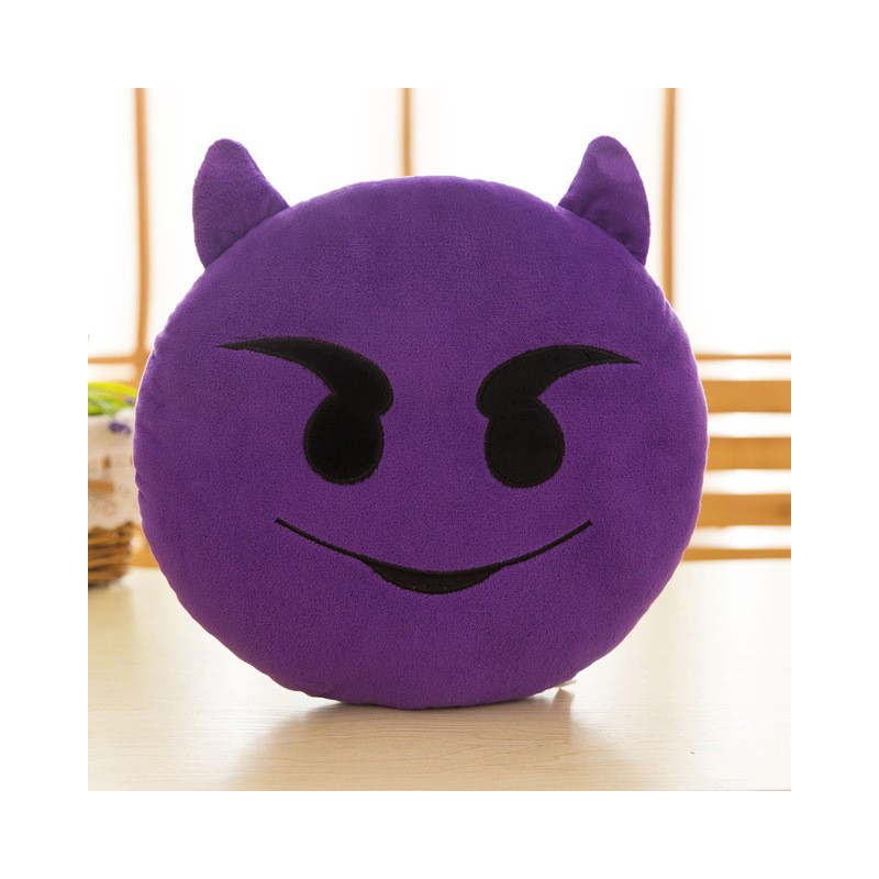 Plyšové polštáře emotikonů 32 cm