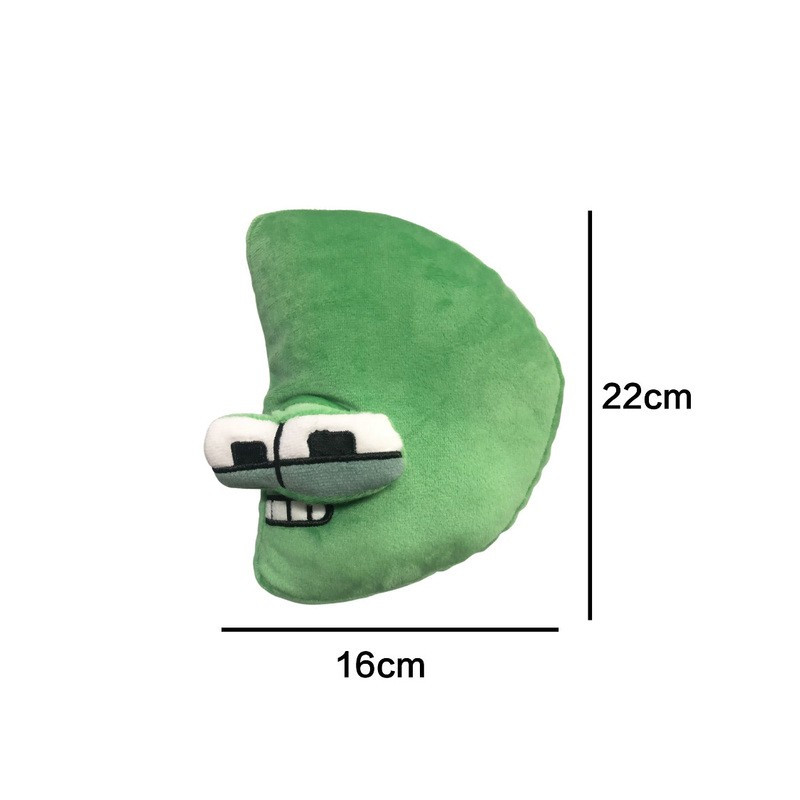 Plyšové písmenká 19-22 cm