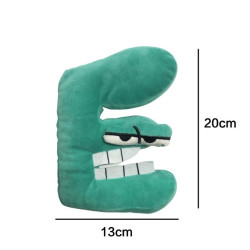 Plyšová písmenka 19-22 cm