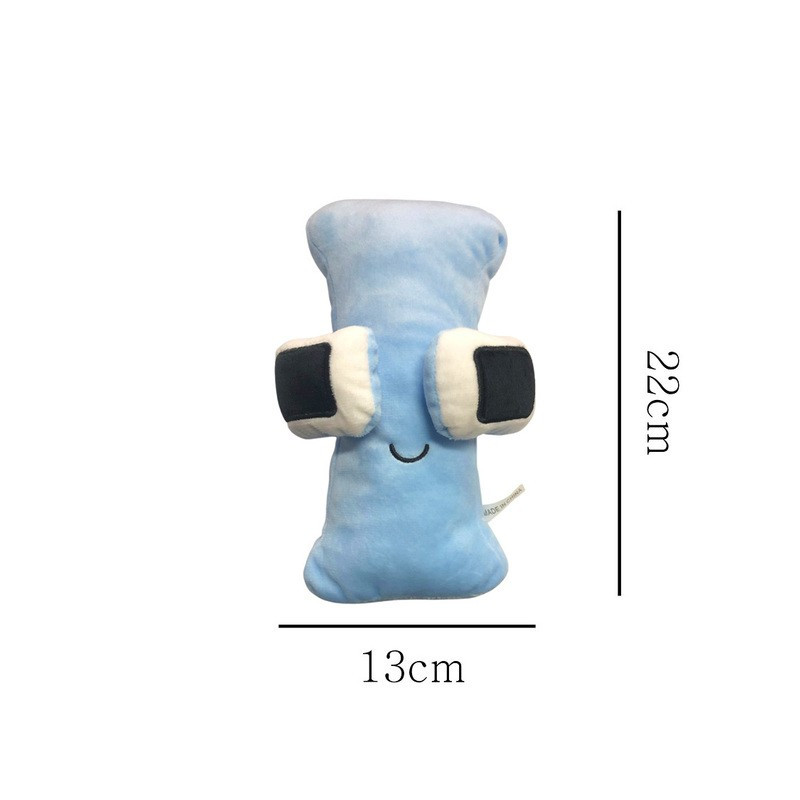 Plyšové písmenká 19-22 cm